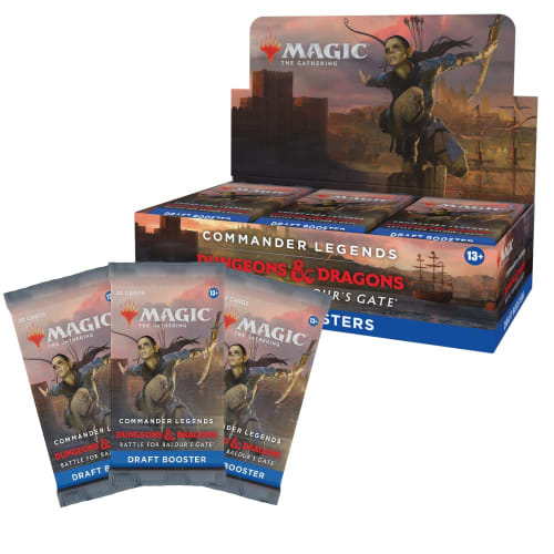 Magic: The Gathering Commander Legends: Battle for Baldur's Gate Draft Booster English Version (Box) D10030000 MTG Trading Card Wizards of the Coast D