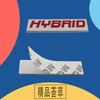 Premium HYBRID for Universal Car Engine Hood Fender Trunk Tail Rear Bonnet Nameplate Decal Emblem Badge Sticker