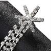 Exquisite star tassel earrings light luxury high-end earrings for women all-match rhinestone earrings gold