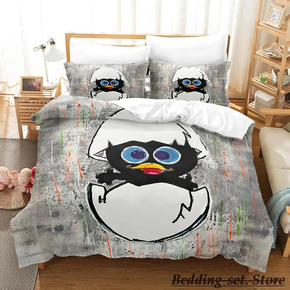 Calimero Bedding Set Single Twin Full Queen King Size Bed Set Aldult Kid Bedroom Duvetcover Sets 3d Anime Kawaii Bed Tool