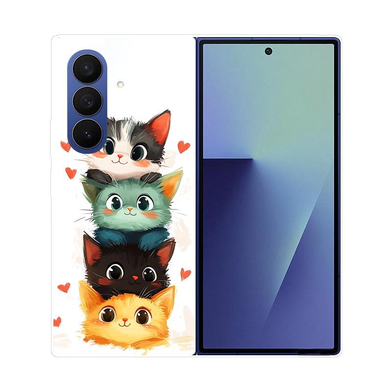 For Samsung Galaxy Z Fold 7 Case Marble Hard PC Back Cover For Samsung Galaxy Z Fold7 ZFOLD7 Full Protective Phone Shell