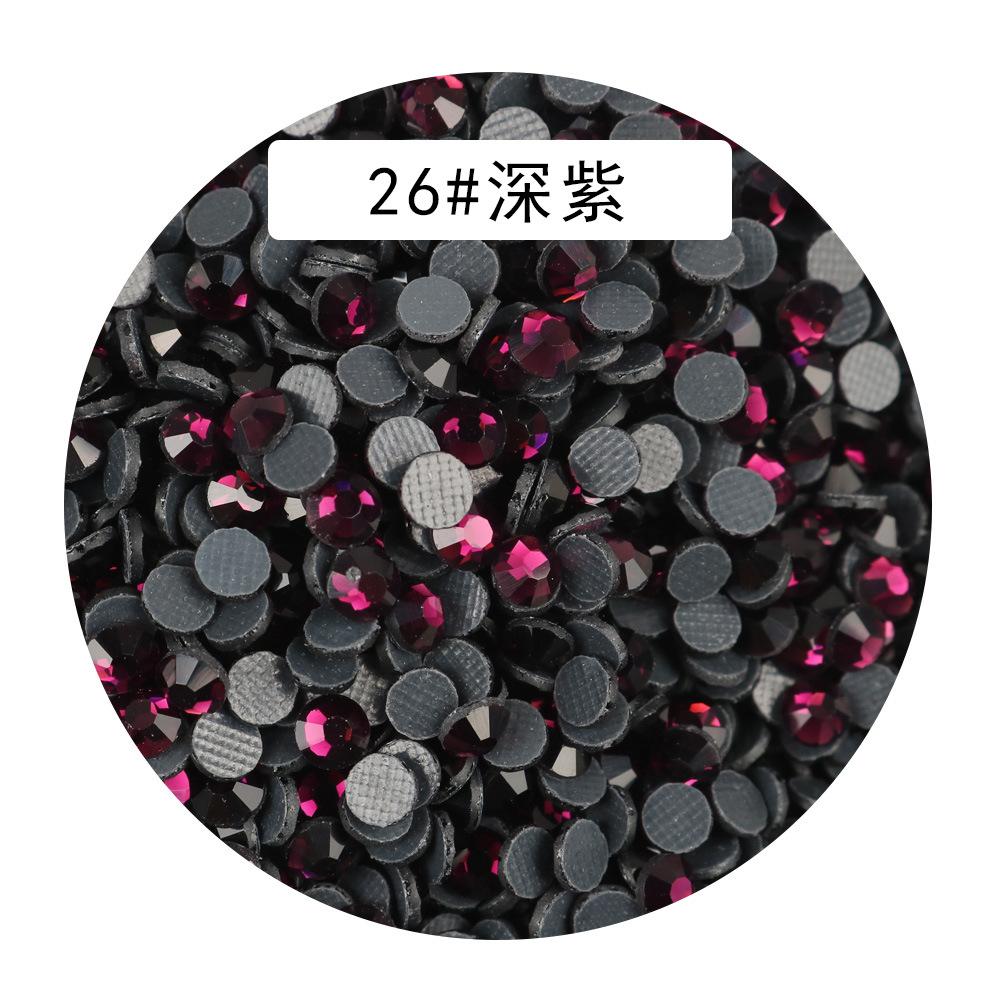 Middle East Diamond Dmc Hot Diamond Flat Bottom Glass Sole Clothing Accessories Diy Bag Shoes And Hats Nail Drill Jewelry Sticker Drill