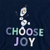 Frozen Childrens/Kids Choose Joy Olaf Pullover Hoodie