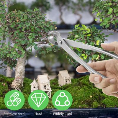 Bonsai Grooming Kit Stainless Steel Wear Resistant Bonsai Tree Kit Tools Time Saving Pruning Kit with Ergonomic Long Handle 2025