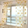 1 Confezione Tende Trasparenti Delicate con Motivo Girasole Decorazione per la Casa Cucina Balcone Stanza Fiore Decorazione Tenda Finestra 100*200cm