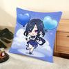 Genshin Impact Clorinde Cushion Cover Soft Short Plush Pillow Cover Smooth Cozy Texture Aesthetic Cushion Case Home Decor