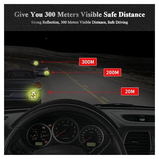 Car stickers-2 pieces of Baby in Car high-strength reflective waterproof vinyl safety car logo suitable for rear, side windows, bumpers