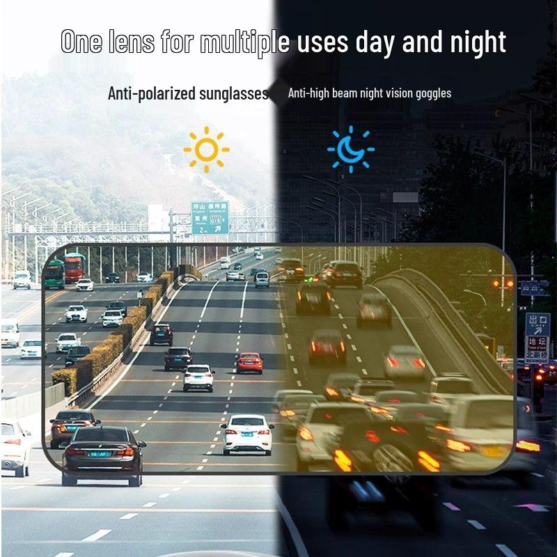 Universal 2-in-1 Car Sun Visor & Anti-Glare Goggles for Day and Night