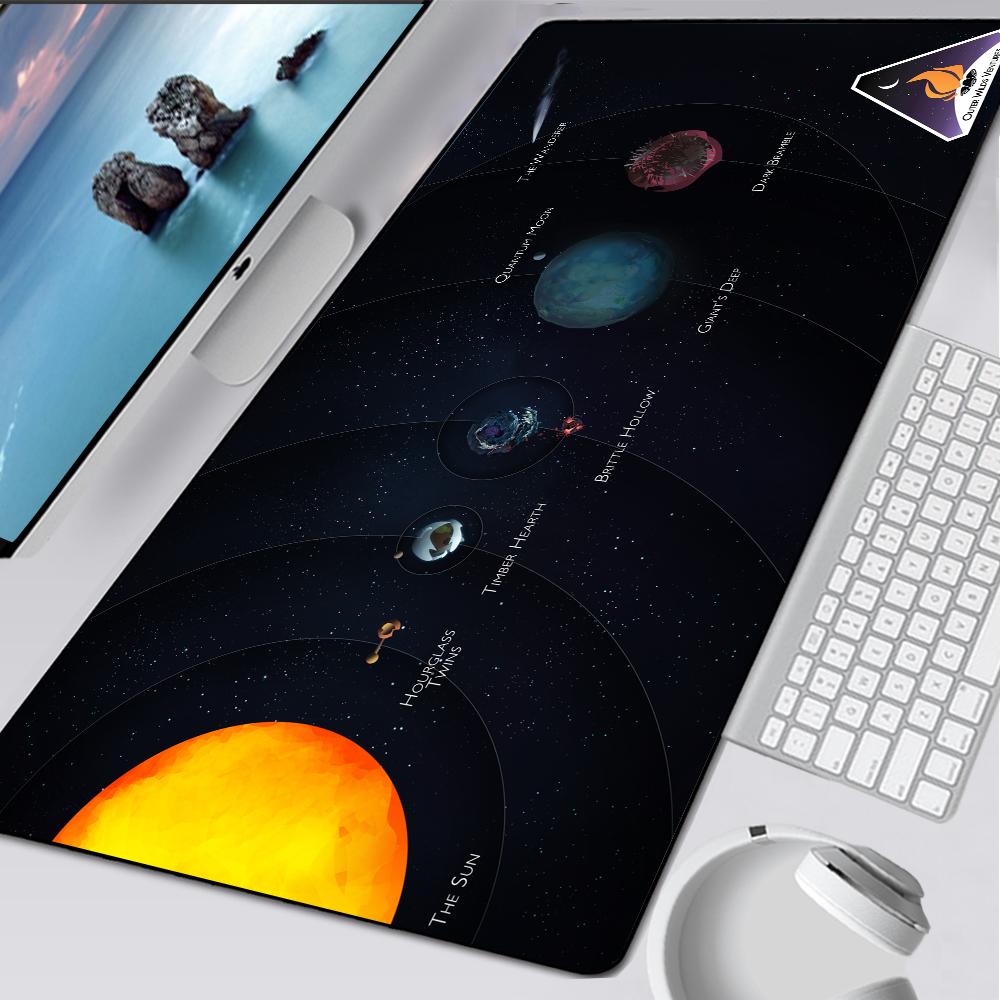 Outer Wilds Large Gaming Mouse Pad Computer Mousepad Pc Gamer Mouse Mat Laptop Mausepad Xxl Mouse Carpet Keyboard Mat Desk Pad