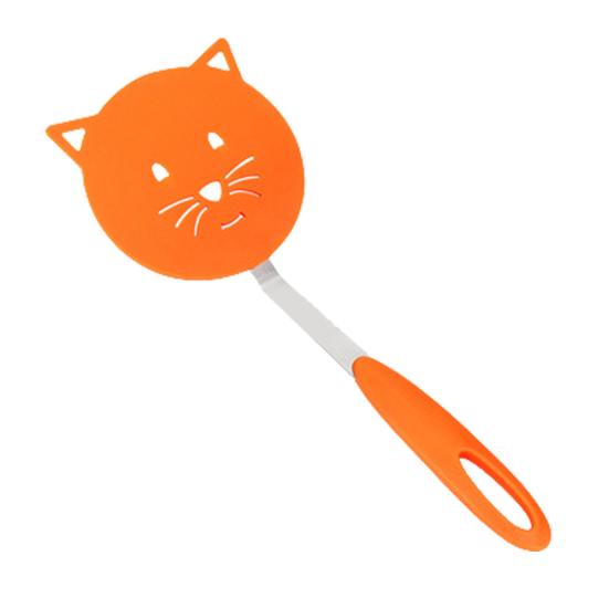 Cats Frying Spatula Heat Resistant Non-stick Stainless Steel Nylon Anti-slip Multifunctional