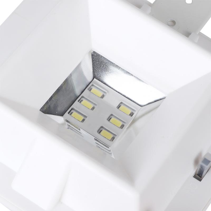 6 LED Su Geçirmez Güneş Enerjili Çit Işığı Bahçe Güvenliği Oluk Lambası Dış Mekan Dekorasyonu