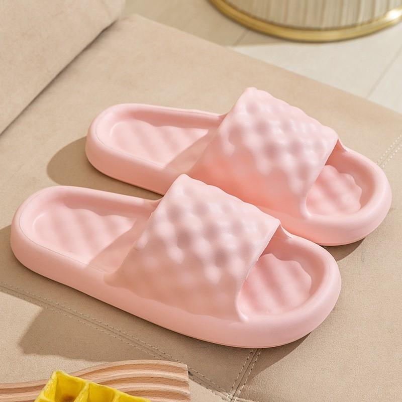 Soft Cushioned Indoor Slippers Kids Unisex Cartoon Design Non-Slip Bathroom Home Use Thick Sole Comfortable Slip-On Shoes