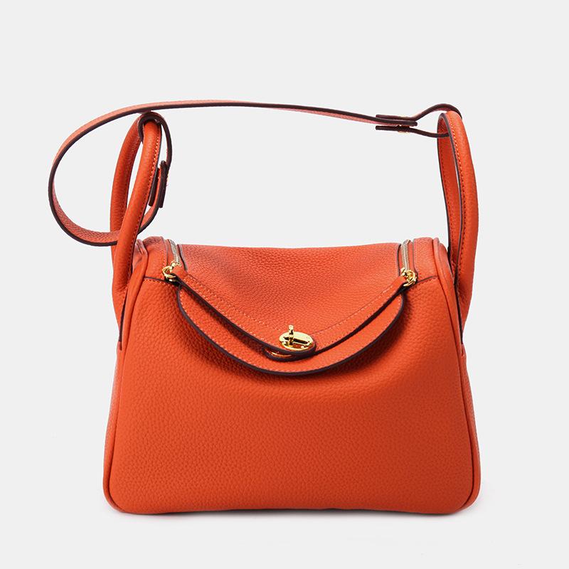 Leather Light Luxury First Layer Cowhide Portable Simple Bag High Fashion Messenger Doctor Mini Shoulder Bag