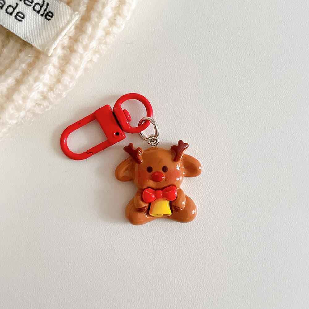 

Christmas Animal Keychain Cartoon Student Backpack Pendant Christmas Bunny Gift Bag Accessories Holiday Gift