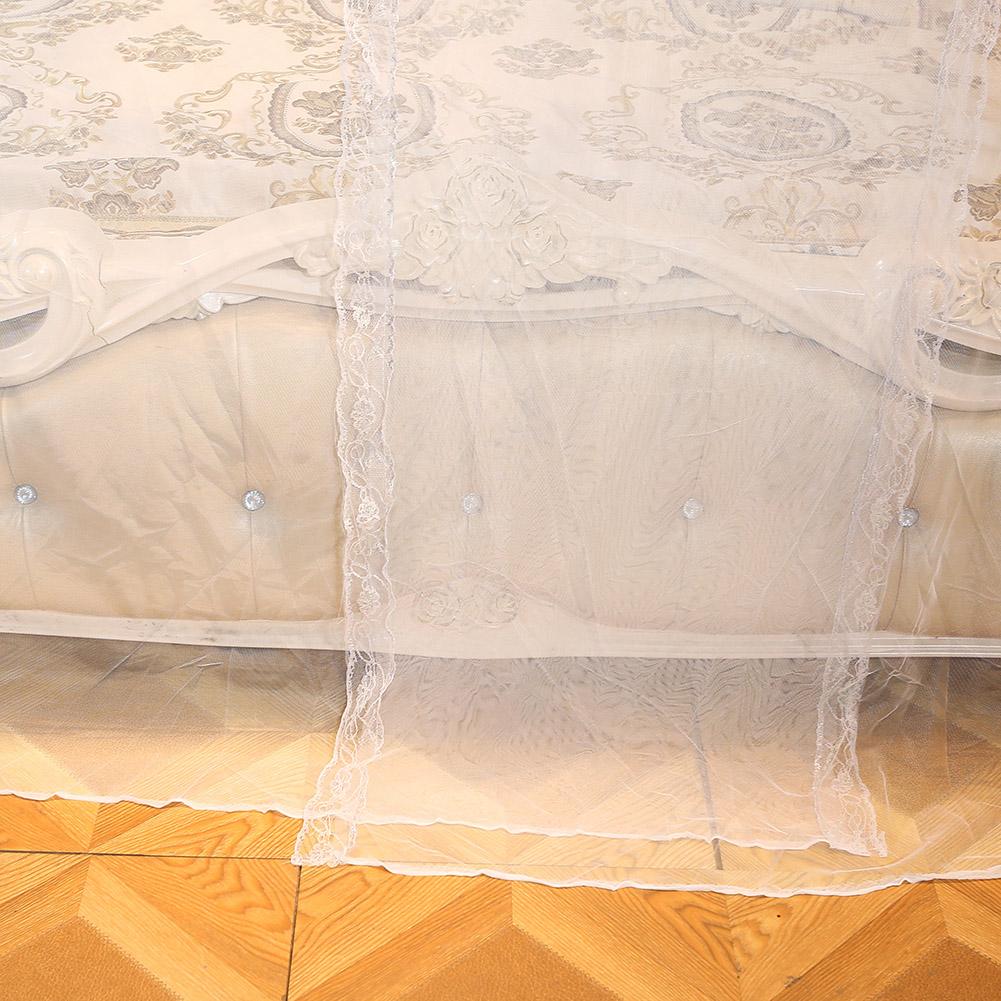 Luxury Princess Four Corner Post Bed Curtain Canopy Netting Mosquito Net Bedding (M)