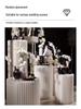 Folding Wedding Dessert Table & Column Ornaments for Displays
