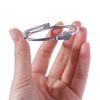 Adjustable Religious Bracelet Silver Open Bangle Bracelet Cross Charm Bracelet  For Men