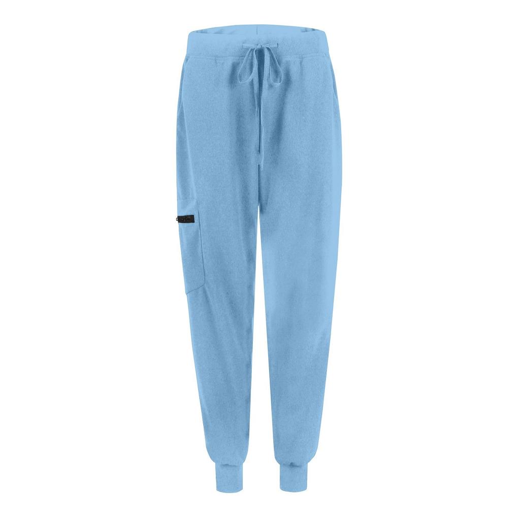Women's Pants Color Casual Sports Pants With Pockets And Drawstring Jogging Pants