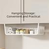 Wall Mounted Hanging Spice Basket Metal Net Pull Out Design Storage Rack Large Capacity Cabinet Organizer Space-Saving