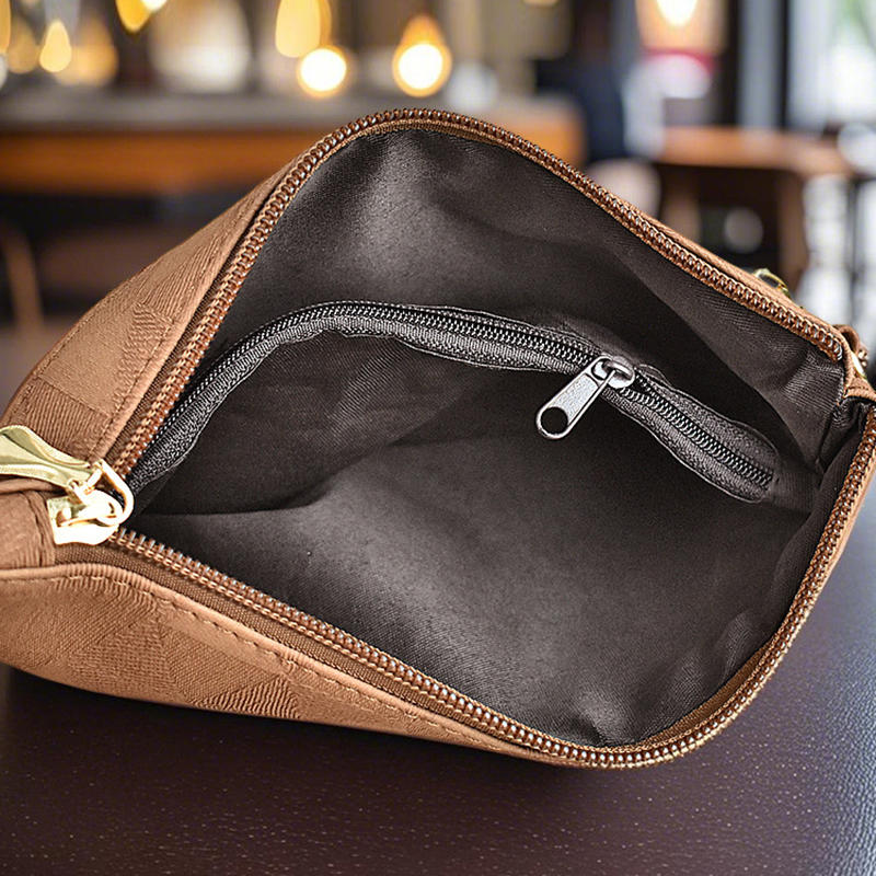 Summer Fashion Women's Zipper Handbag Simple Fashion Multi-compartment Practical Versatile Mobile Phone Bag For Women