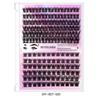 240 Cluster 3040D Falsche Wimpern: 10-14mm DIY Natürliche Dichte Segmentierte Wimpern