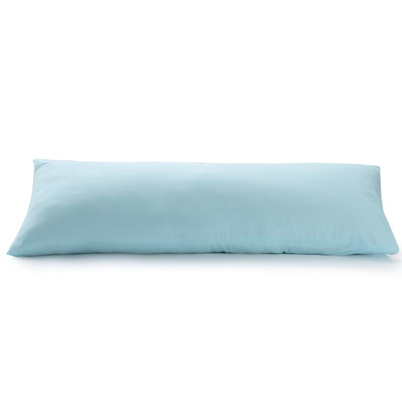 51*137cm Long Body Pillowcase Ultra Soft Cotton Pillow Case Solid Color Long Lovers Wedding Pillowcases Decorative Throw Pillow