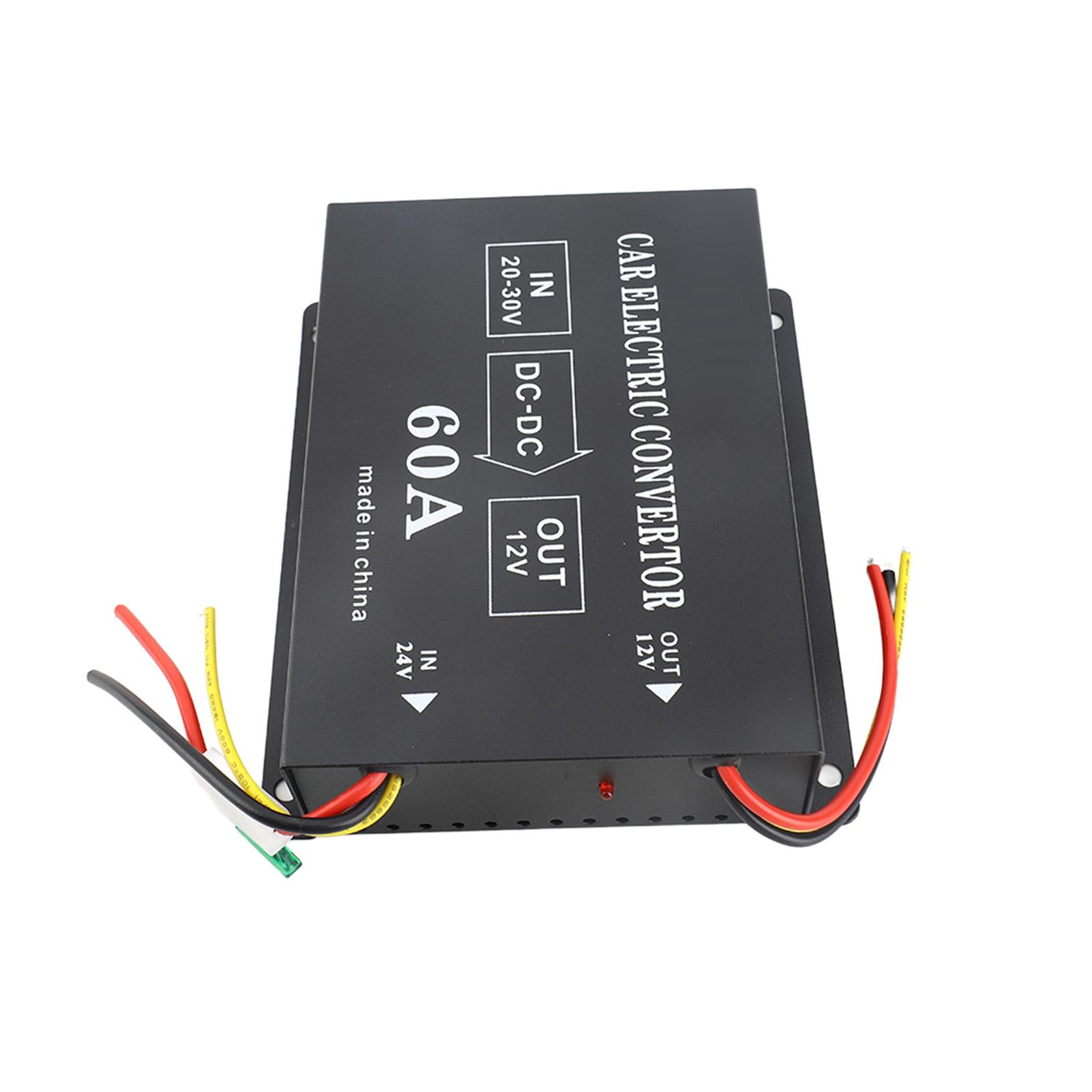 

720 Вт 60 А 24 В в 12 В автомобильный DC Power Электрический понижающий трансформатор преобразователь адаптер