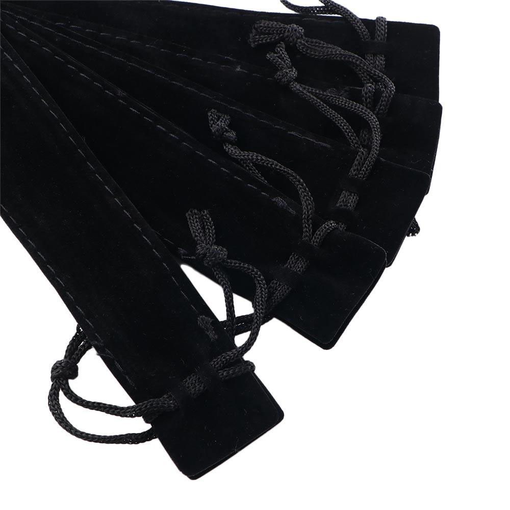 Holder With Rope Drawstring Pen Pouch Single Pencil Bag Pencil Bag Pen Bag Case Velvet Pen Pouch