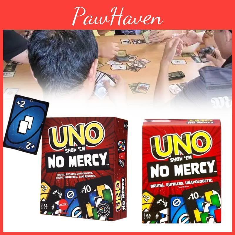 Em Show Uno No Mercy Pokerkarten Brettspiel Familienparty Requisite Lernspielzeug
