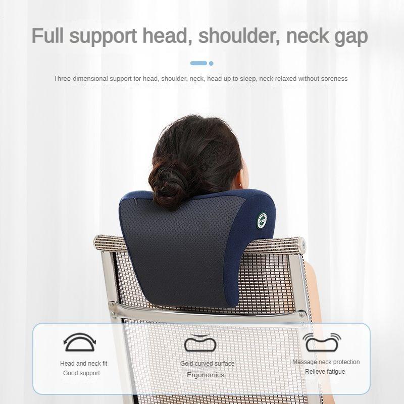 Neck Support Office Rest Lunch Break Orthopedic Student Desk Sleeping Memory Foam Nap Pillow For Travel Headrest