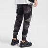 Li Ning Badfive Basketball Series Color Block Casual Comfortable Cuffed Sports Pants Men Bottoms Black Camouflage AKLQ503-1