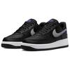Nike Air Force 1 07 Double Swoosh - Black Racer Blue Men Sneakers White Cool-Grey FD0666-001