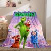 Christmas Gift Comedy Movie How the Grinch Stole Christmas blanket home warming, four season bed decoration sofa cover flannel throwing blanket K18