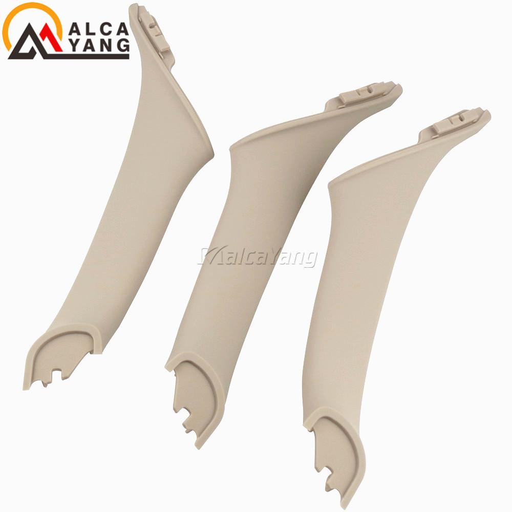 Gray Beige Black Car Left Right Inside Interior Handles Inner Door Panel Handle Pull Trim Cover For BMW 5 Series F10 F11