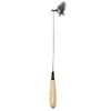 Interactive Cat Wand Toy with Feather Attachment Durable Handle Flexible Wire Design for Indoor Pet Play Exercise