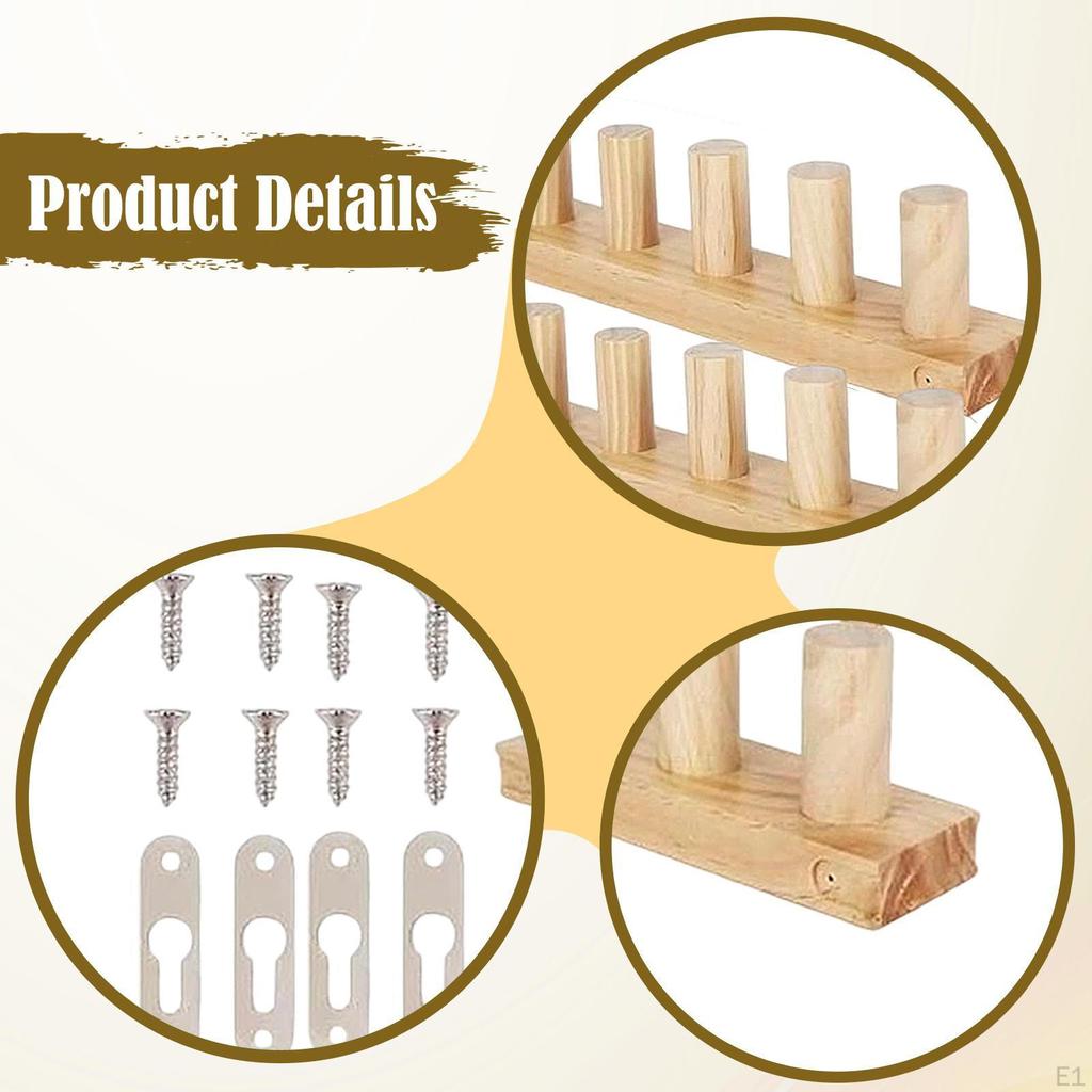 Wooden Knitting Loom Kit Thick Blanket Adjustable DIY Crafting Easy To Assemble Hand