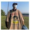 Men T-Shirts Letter Graphic Print Fashion Brand Tees for Men Oversize Tshirts Men Clothing Casual Tee Man Summer Korean Retro