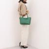 Cowhide Dot Embroidery 2-Way Tote Bag S