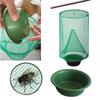 1PCS Reusable Hanging Fly Catcher Killer Flies Flytrap Cage Net Trap Pest Control Garden Hanging Flycatcher for Dropshipping