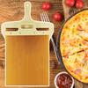 Verschiebbarer Pizzaschieber mit Loch zum Aufhängen, praktischer Pizzaspatel, Paddel, Antihaft-Pizzaschaufel für die Küche zu Hause
