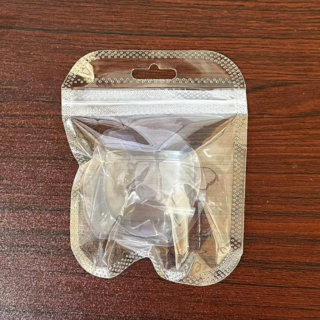 Punch-Free Silicone Door Stopper: Transparent, Adhesive, Anti-collision, Safe, Silent Flat Head Bumper