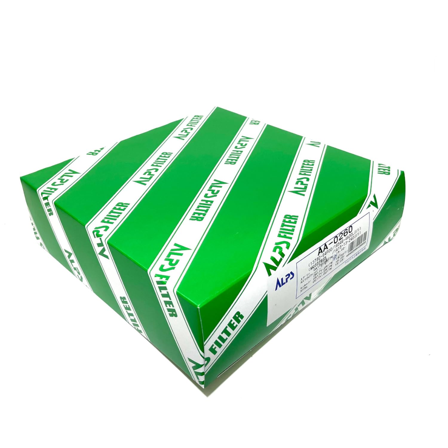 

ALPS AA-0260 Air Filter for Automobiles Medium зелёный