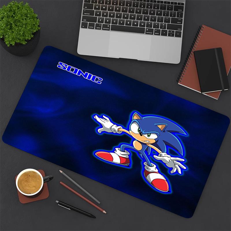 1pc Sonic Hedgehog Game Mouse Pad Large Desk Mat Keyboard Ergonomic Office Rubber PC Non-slip Anti-fray Home Y82719