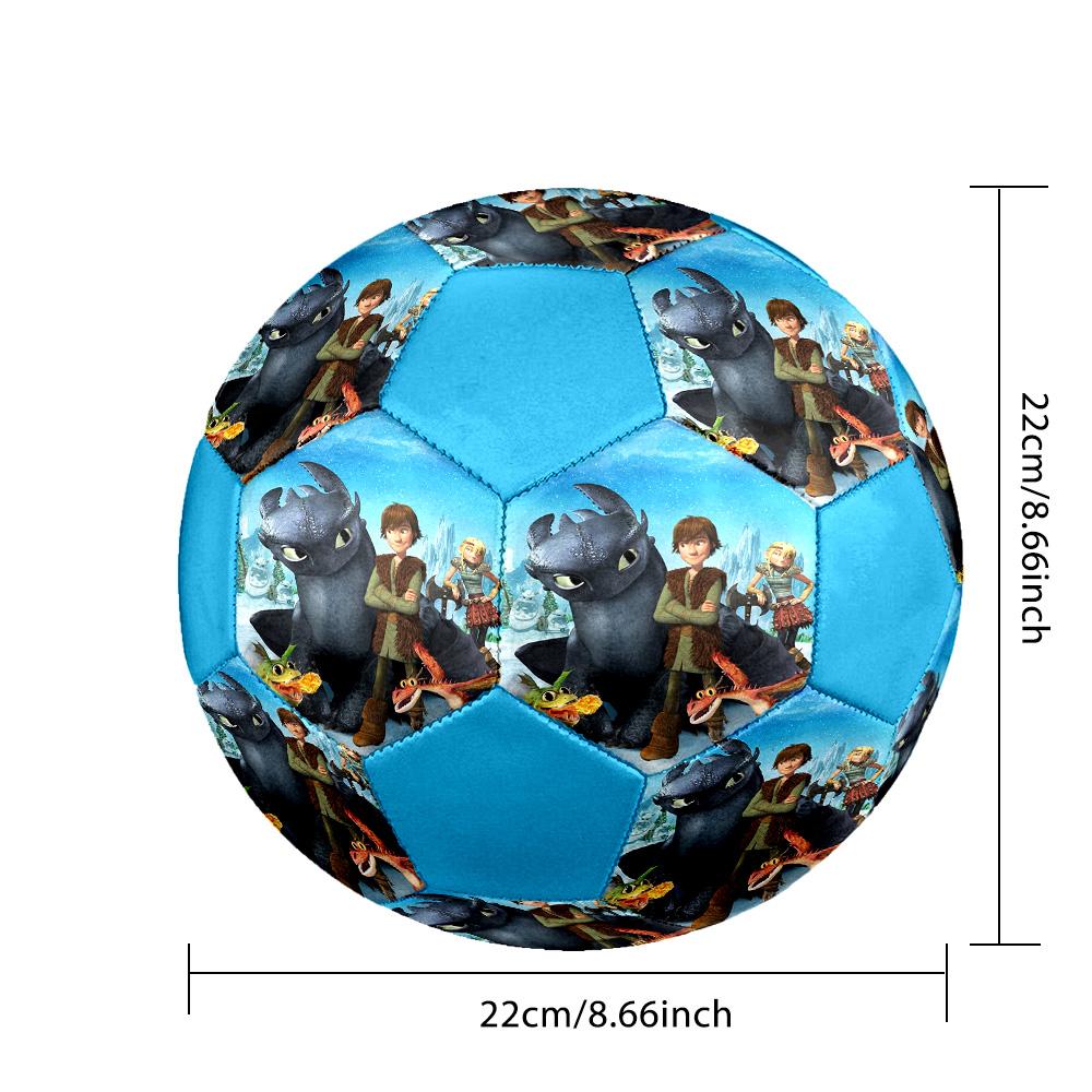 Dragon Training Indoor Soccer Ball Colorful All Ages Size 5 Machine Stitched PVC Competition Ready Durable High-Bounce
