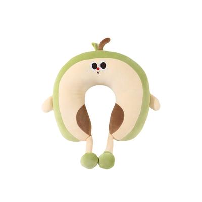 Adorable Cartoon Fruit Shape Neck Pillow PP Cotton Fluffy Office Nap Pillow Soft Slow Rebound Travel Pillow Adult