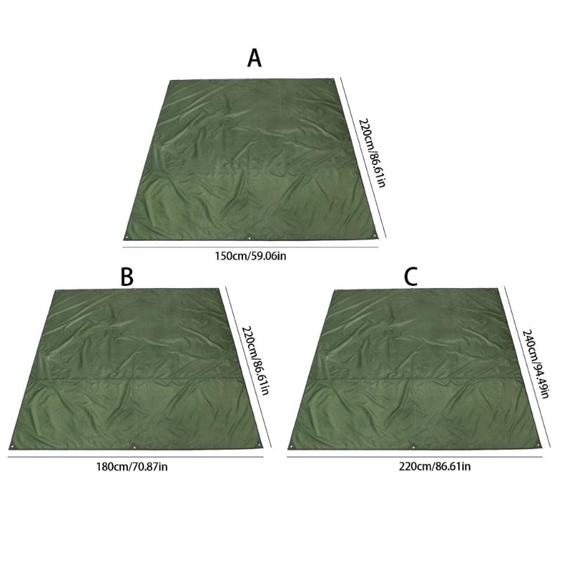 Wasserdichtes Camping-Tarps-Set Sonnenschutz-Außenmarkisen Überdachungen Planen für Camping-Picknicks