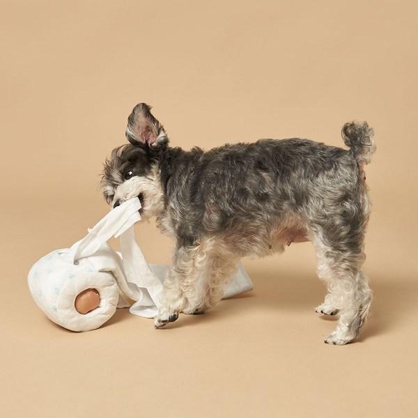 Nyangpoompoompoom role papírových kapesníků hračka pro práci s nosem, mix barev, 1 kus