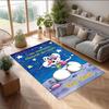 Diddl Crystal Velvet Rug, Custom Name Text Personalized Non‑Slip Floor Mat for Home Decor Gift