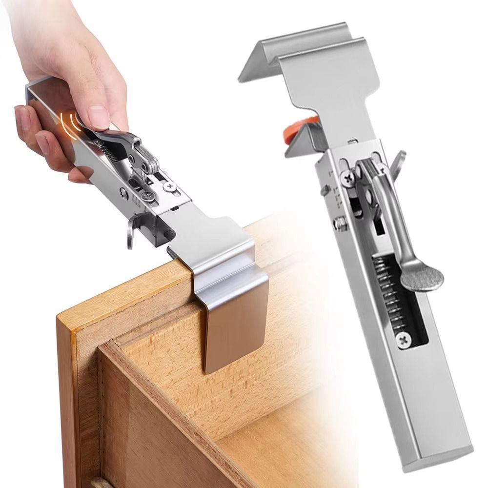 

Detachable Adjustable Drawer Fix Clip Fast Press Woodworking Jig Drawer 1pc