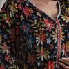 AB341 V-Neck Rhinestone Plus Size Long Dress – Fashion Print Southeast Asian Robe